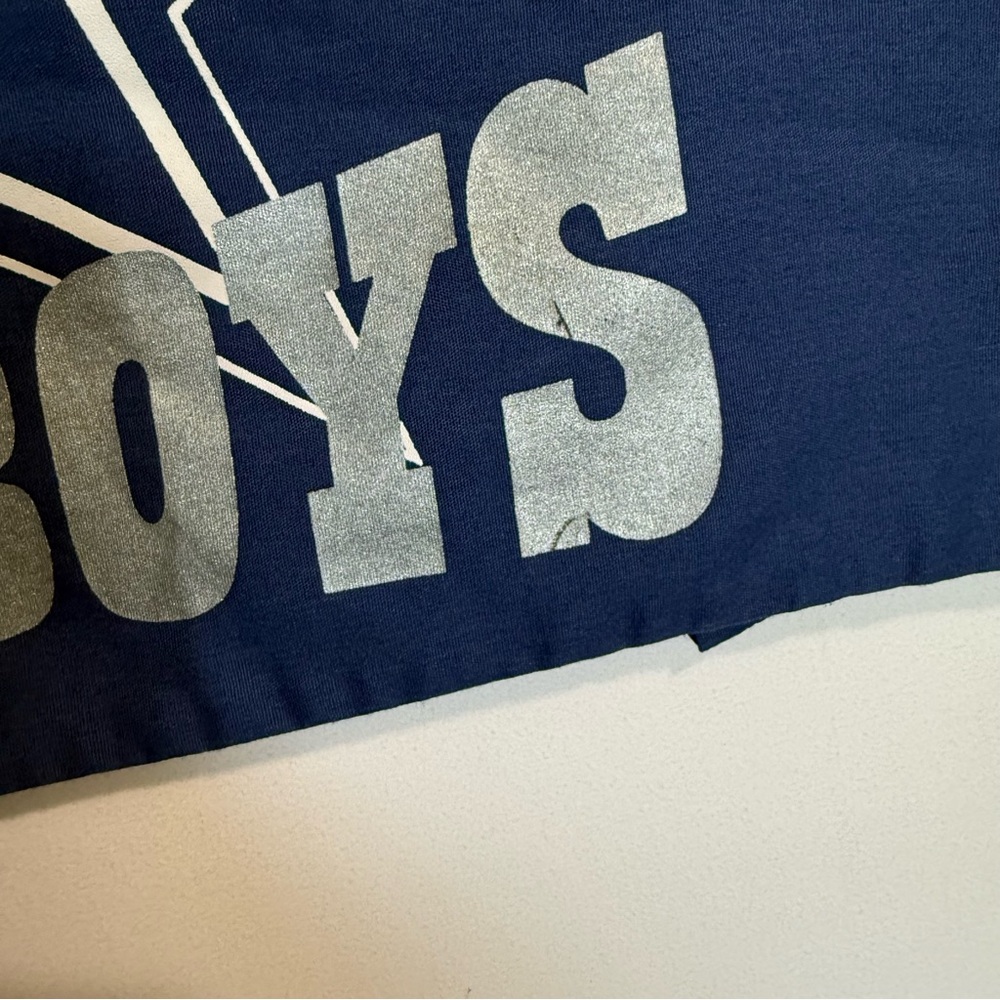 Vintage 1990's Dallas Cowboys Curtains And Valance By Kentex - Picture 5 of 9